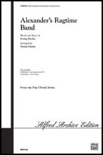 Alexanders Ragtime Band SATB choral sheet music cover